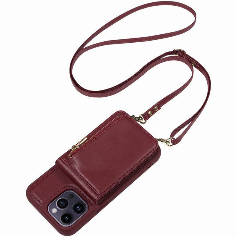 Fashionable Accordion-style Crossbody Phone Case with Card Slots